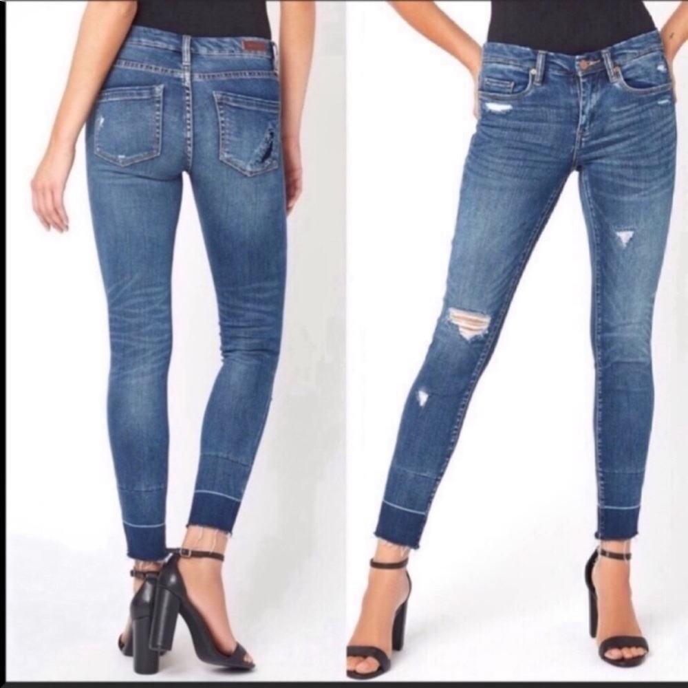 Blank NYC Raw Hem Skinny Jeans